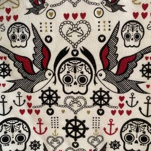 Loungefly Sugar Skull Patterned Hoodie